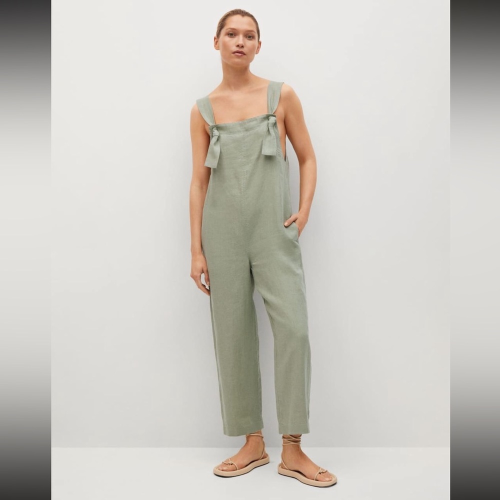 100% linen jumpsuit